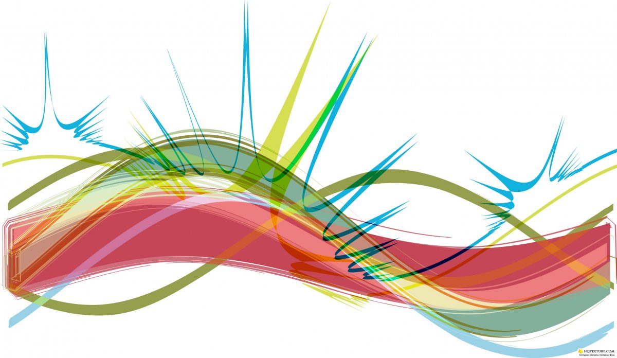 Красивые векторные линии без фона