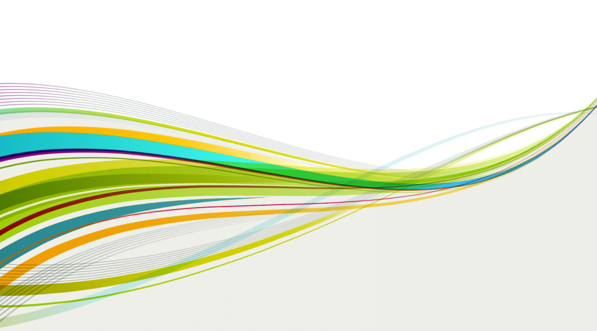 Цветные линии на белом фоне