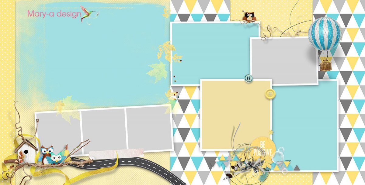 Фон для фотокниги детский