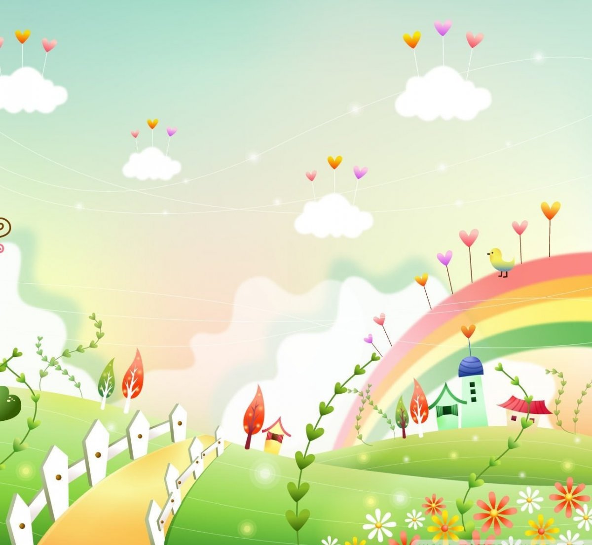 Детский фон для садика