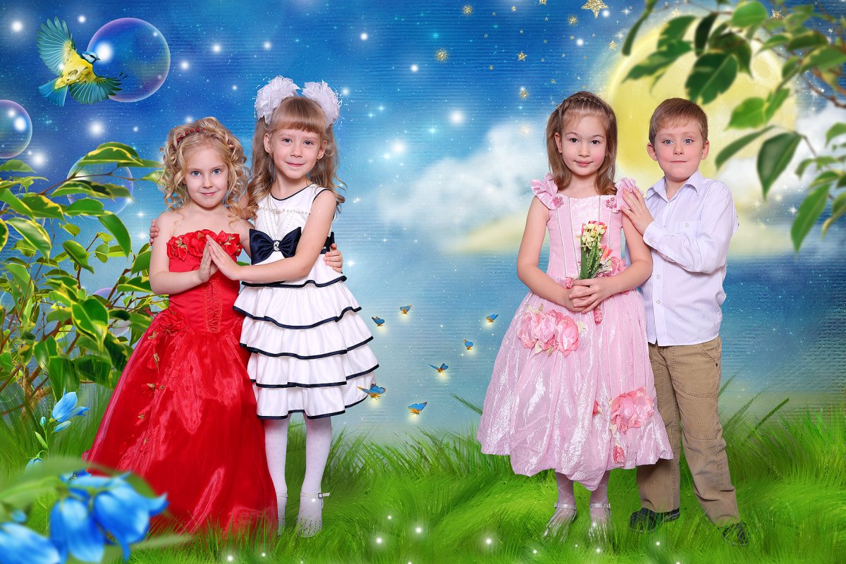 Красивая обложка на выпускной для детского сада