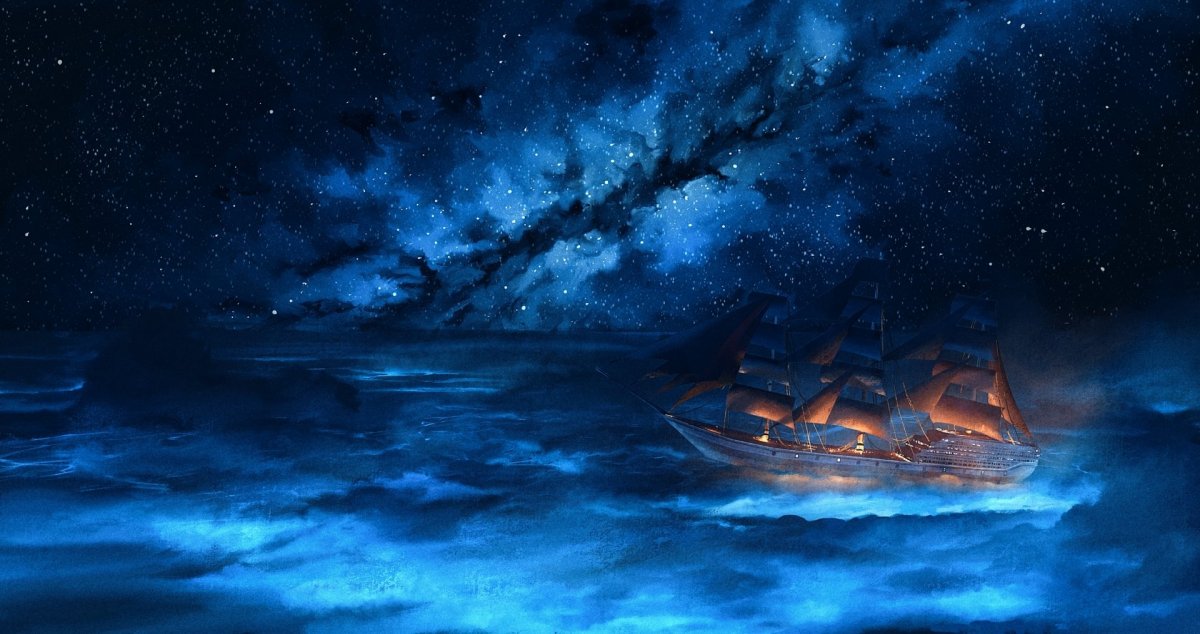 Пиратский корабль арт на рабочий стол