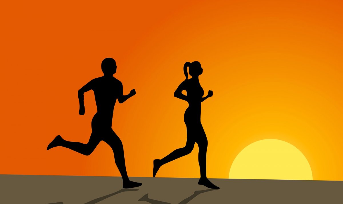 Пробежка рисунок