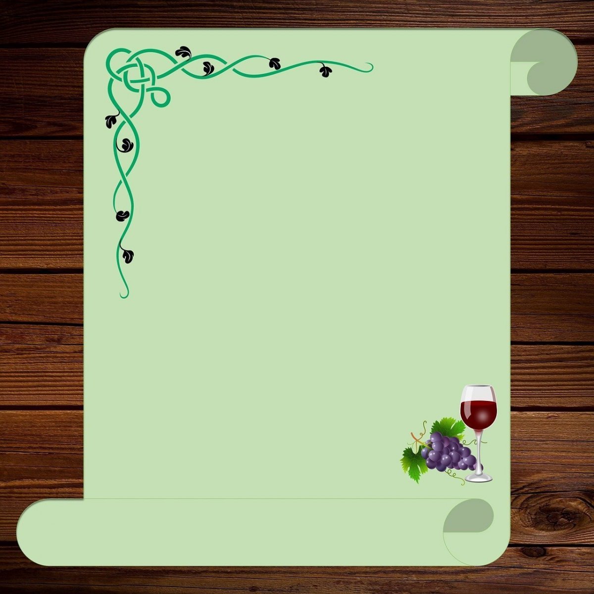 Фоторамки для меню