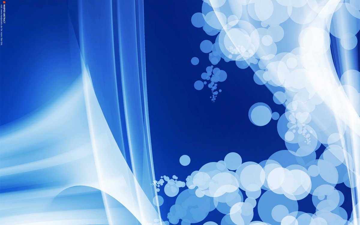 Синий абстрактный фон