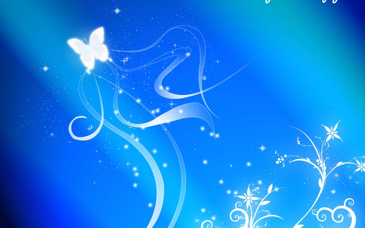 Синий свадебный фон