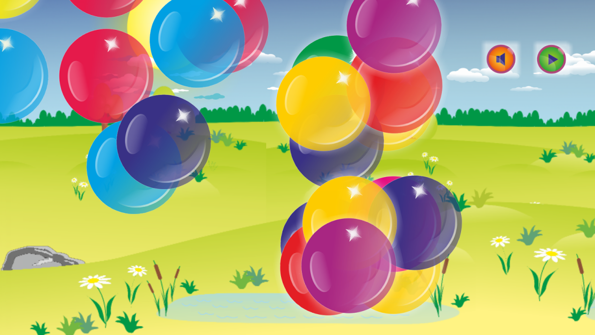 Фон детский пузыри