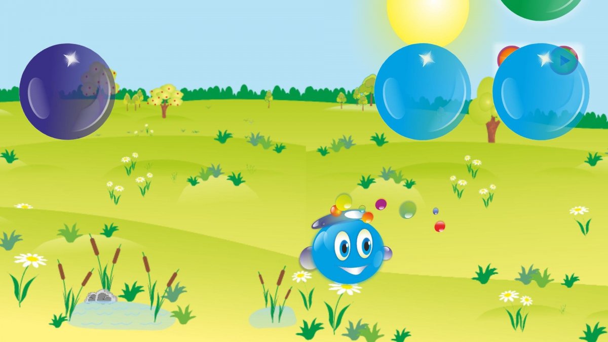 Фон детский пузыри