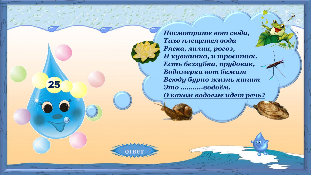 Путешествие капельки Капитошки