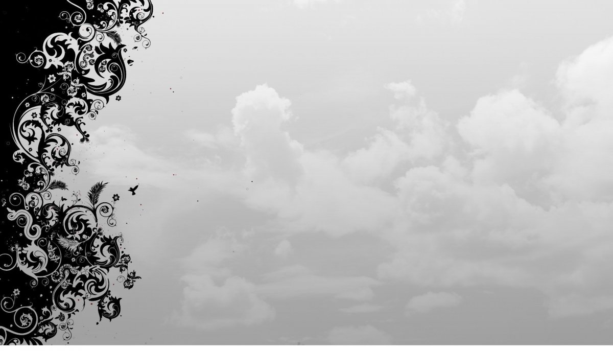 Черно белый фон