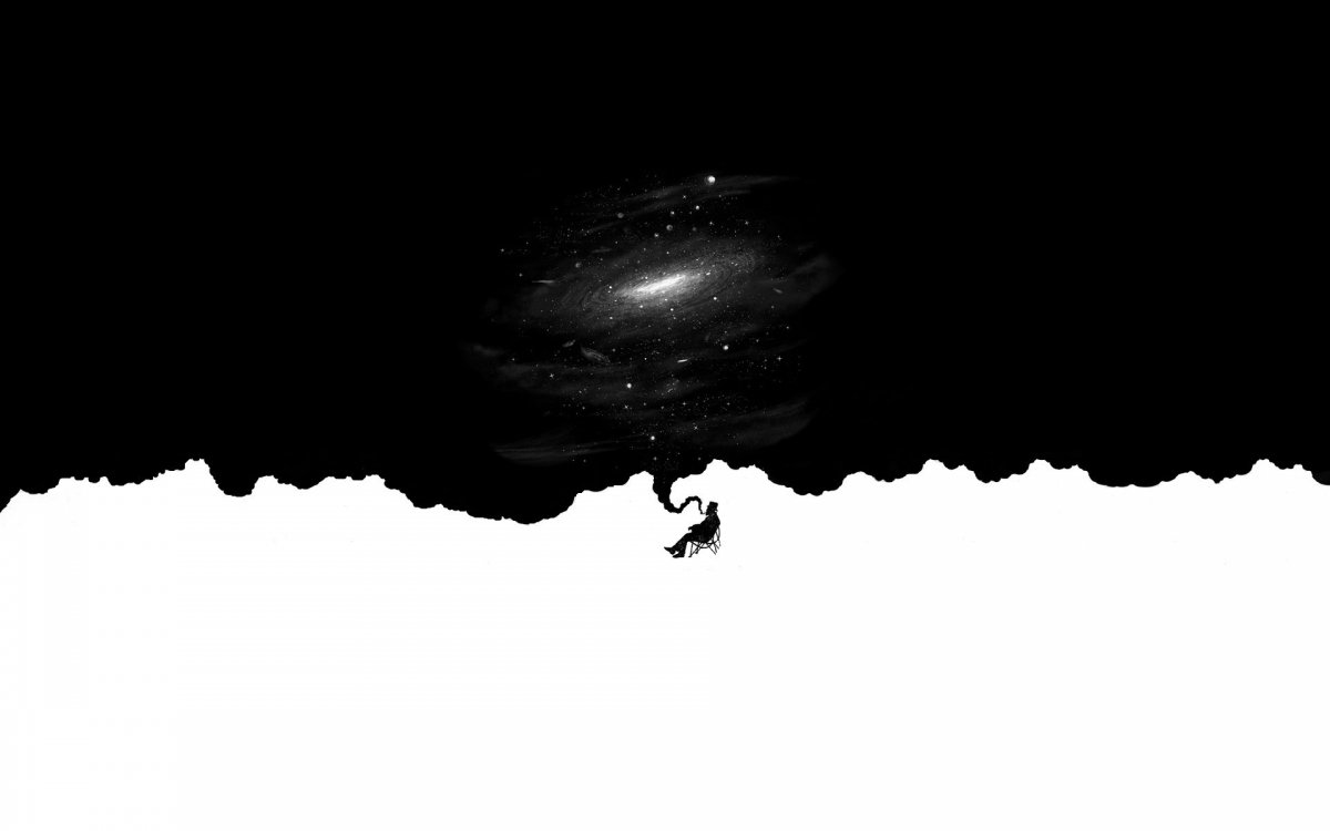 Чёрно белый фон