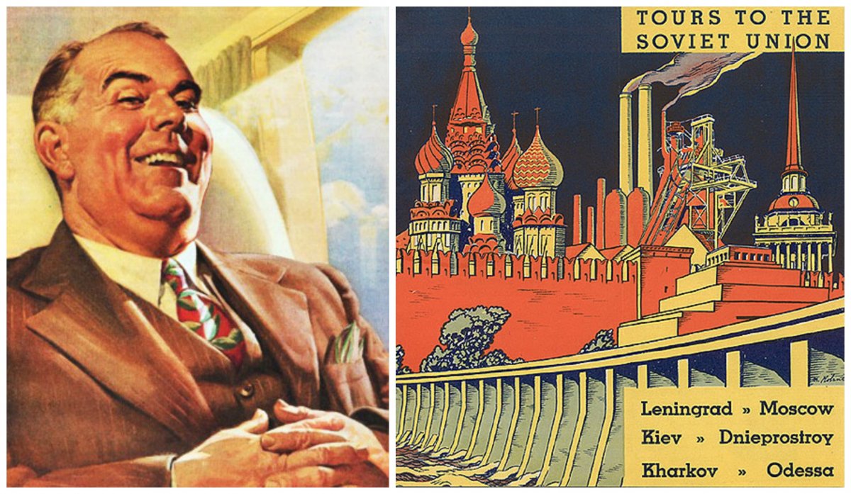 Плакат СССР фотомонтаж