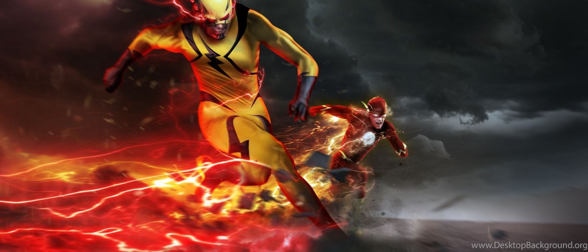 Обратный флэш арт бежит