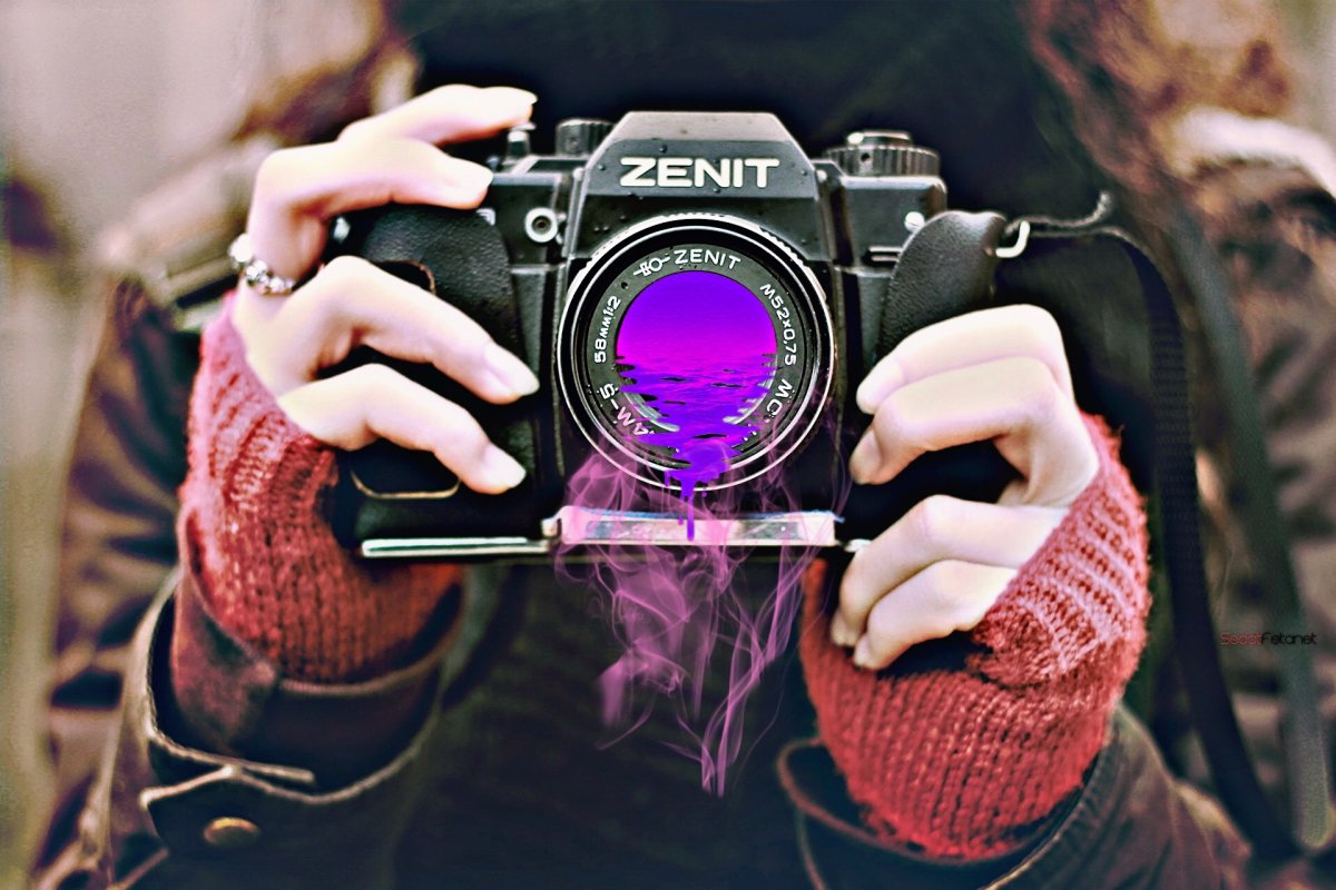 Селфи с фотоаппаратом