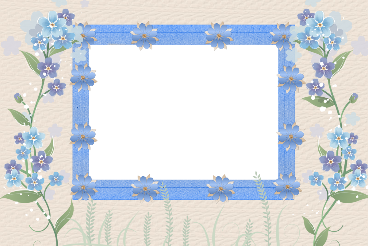 Фоторамки с незабудками