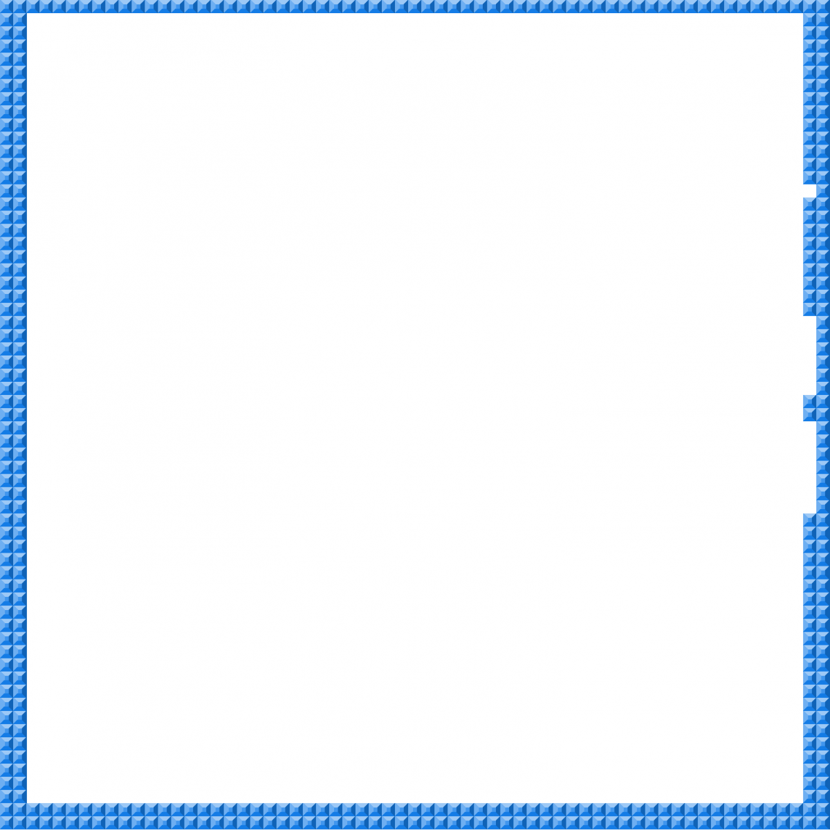 Синяя рамка для фотошопа