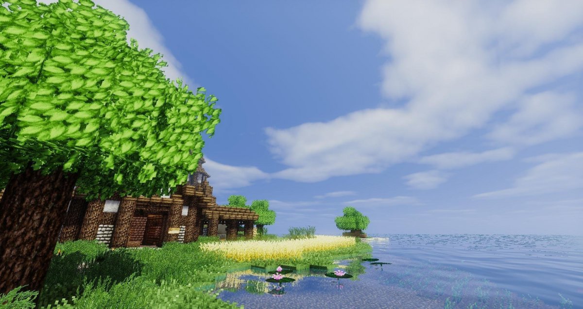 Остров в МАЙНКРАФТЕ С шейдерами