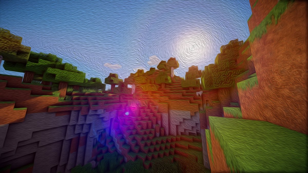 Радужный мир майнкрафт