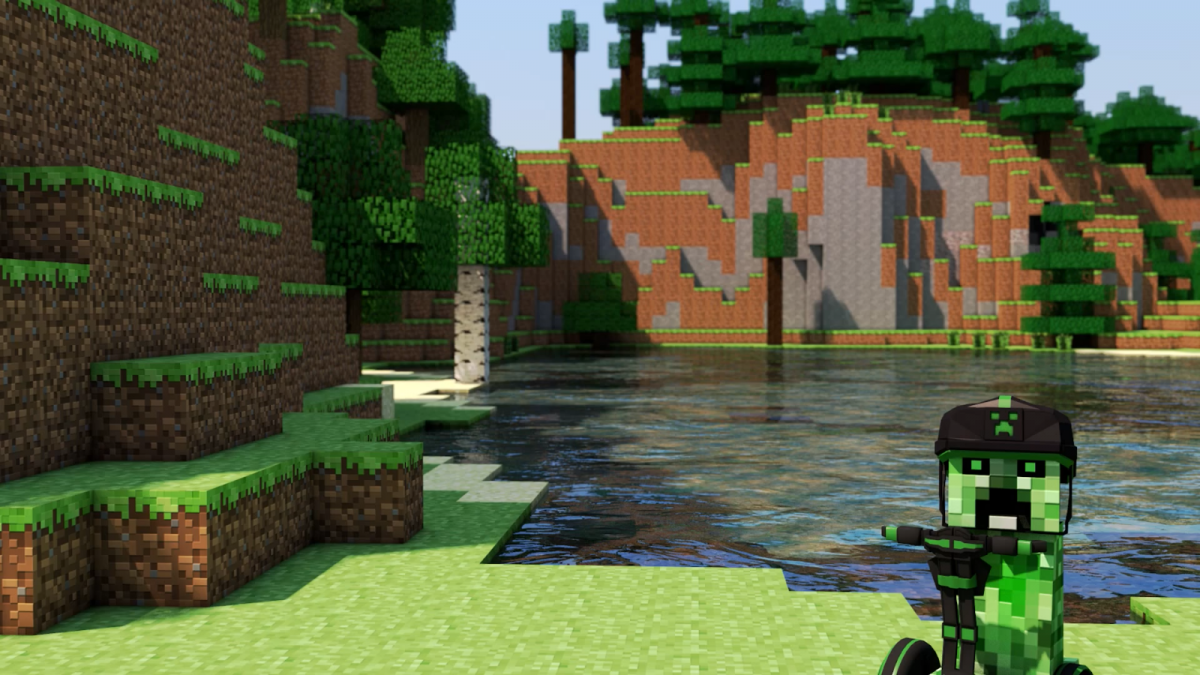 Обои на компьютер в стиле МАЙНКРАФТА