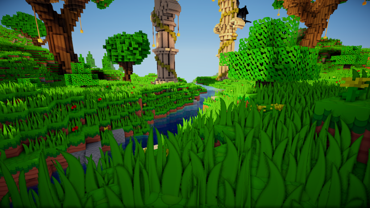 Красивый фон МАЙНКРАФТА