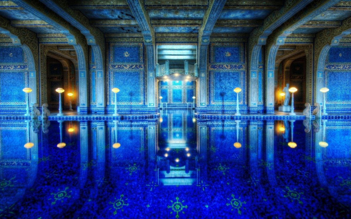 Hearst Castle бассейн