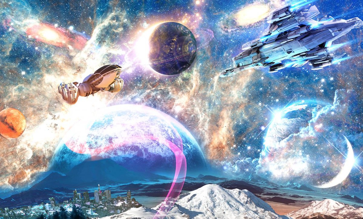 Фон на космическую тему