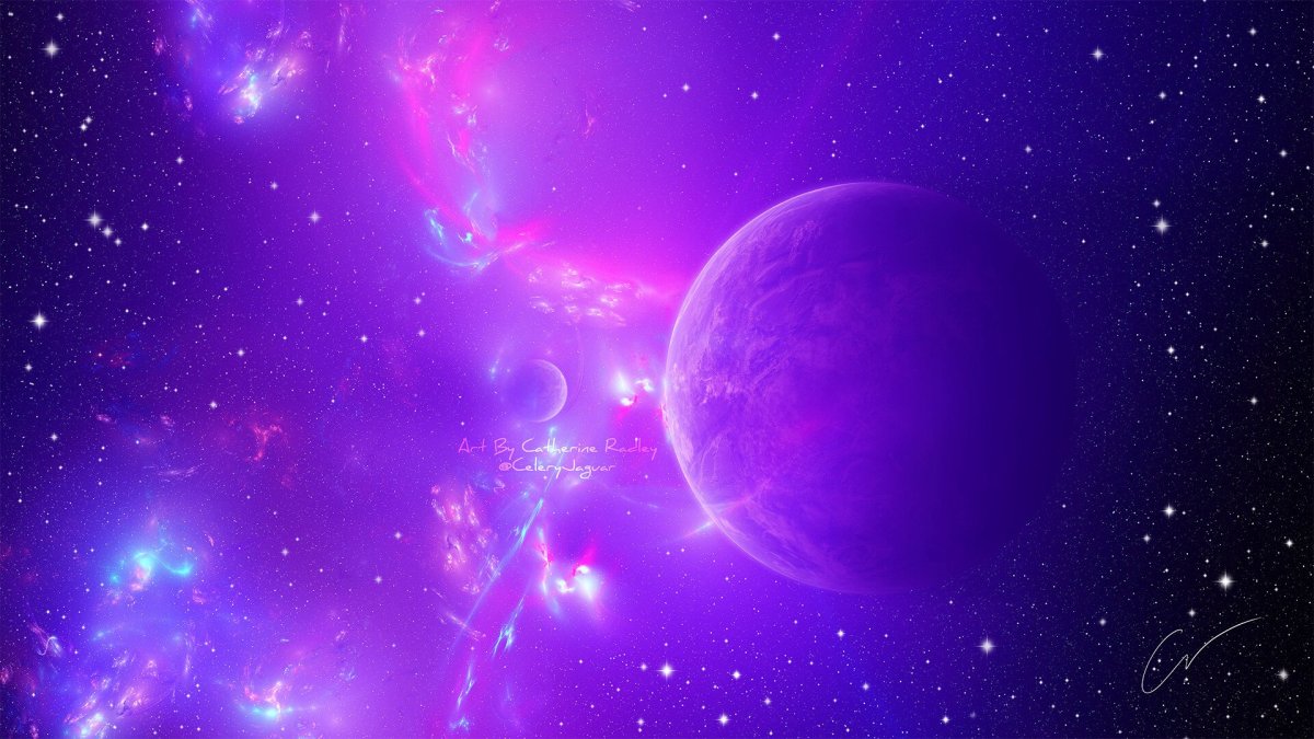 Космический фон для презентации