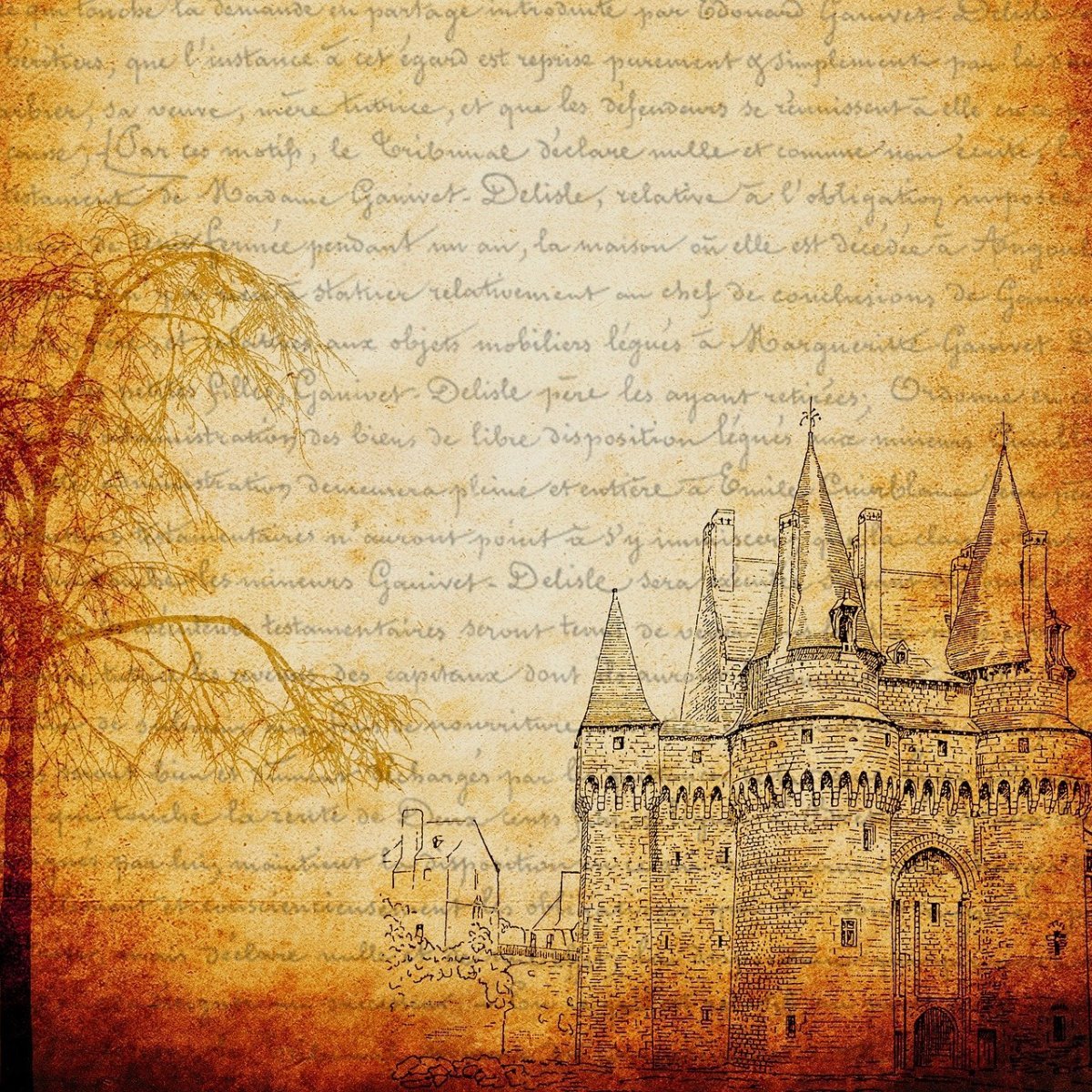 Старая бумага для скрапбукинга