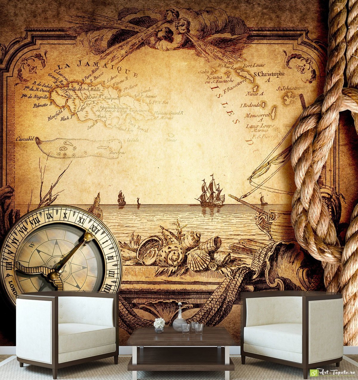 Старинные морские карты