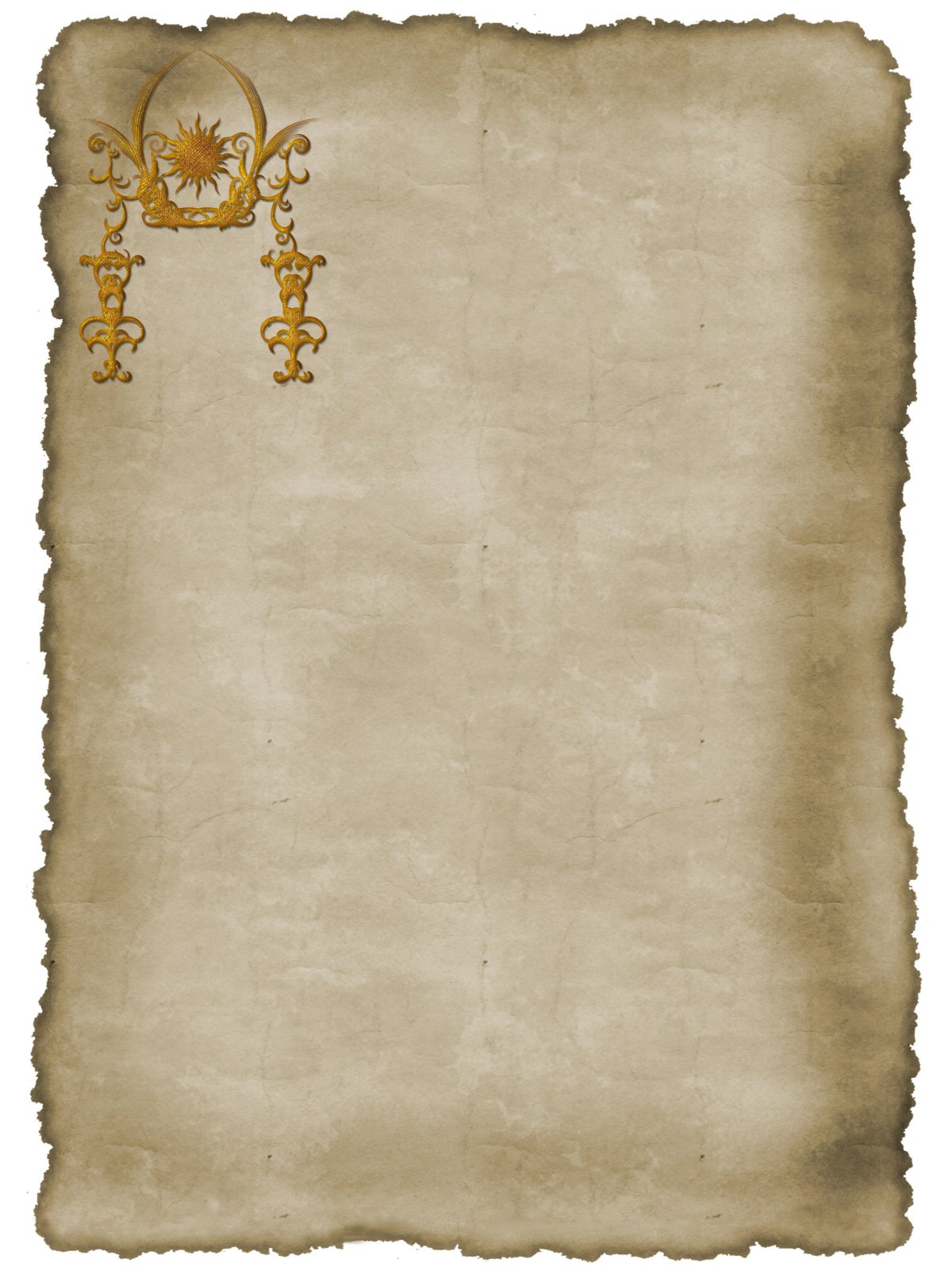 Рамка пергамент