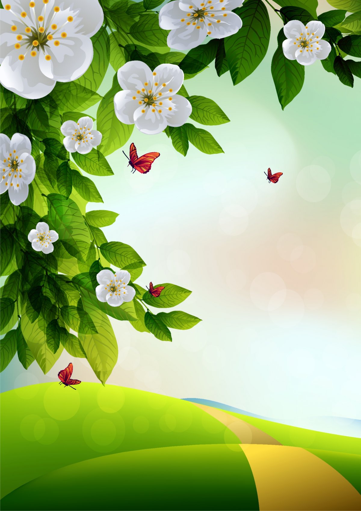 Весенний фон