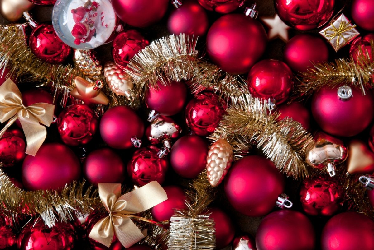 Красивые новогодние шары