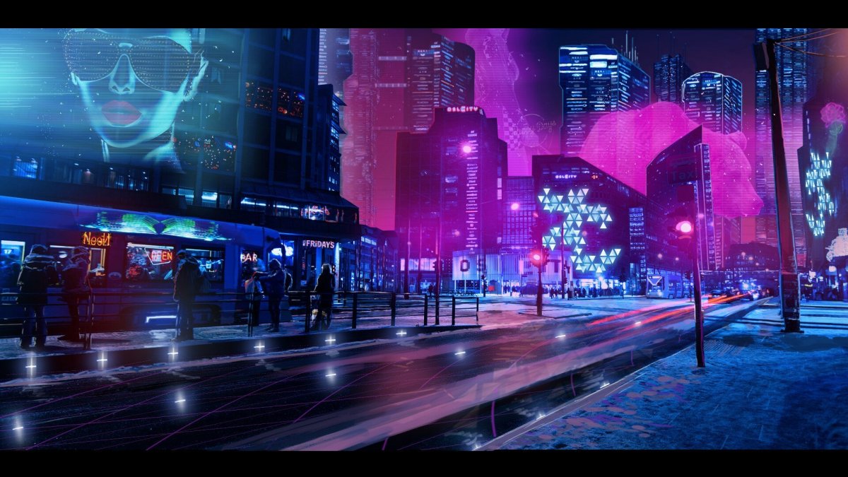 Cyberpunk 2077 фон