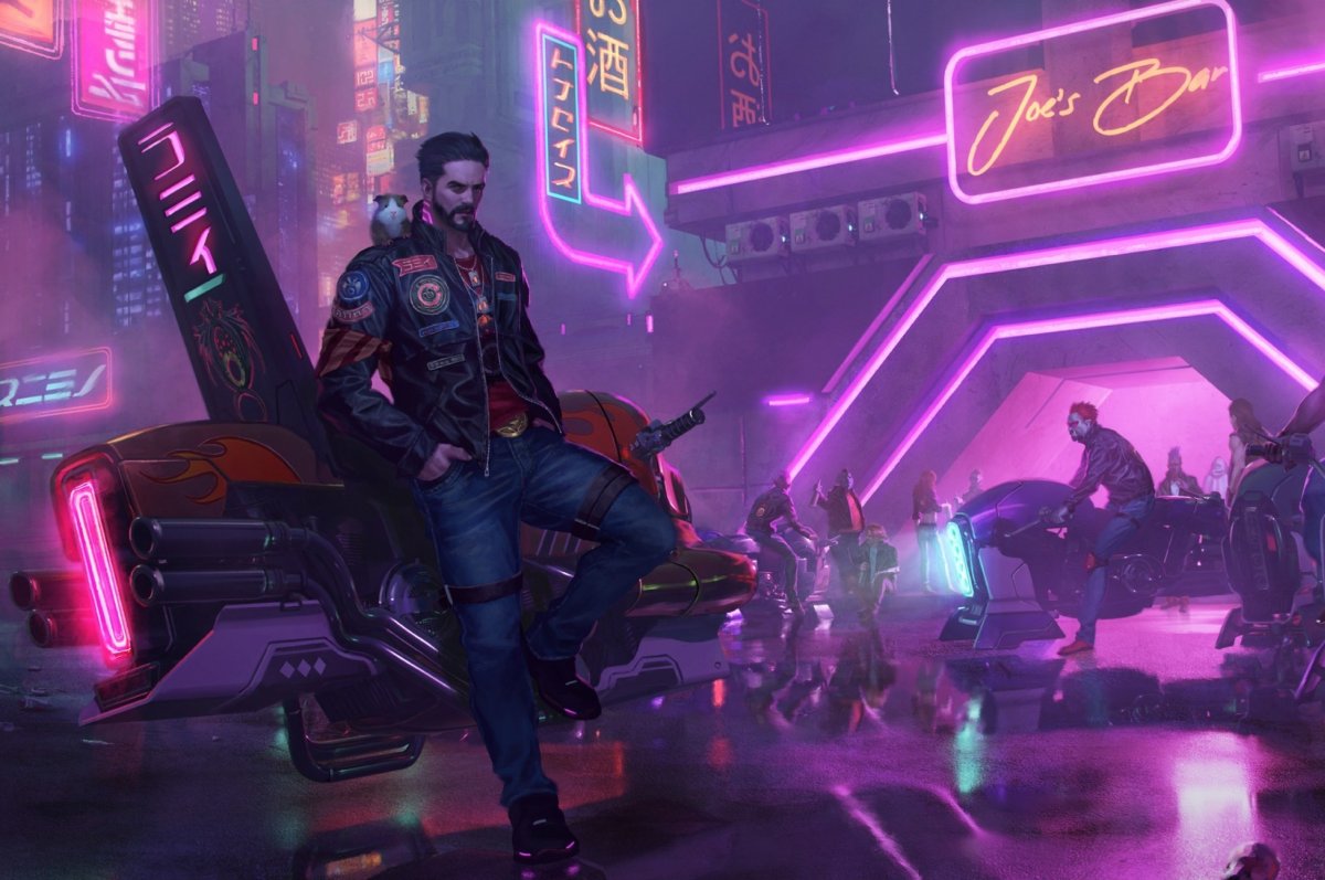 Cyberpunk 2077 город