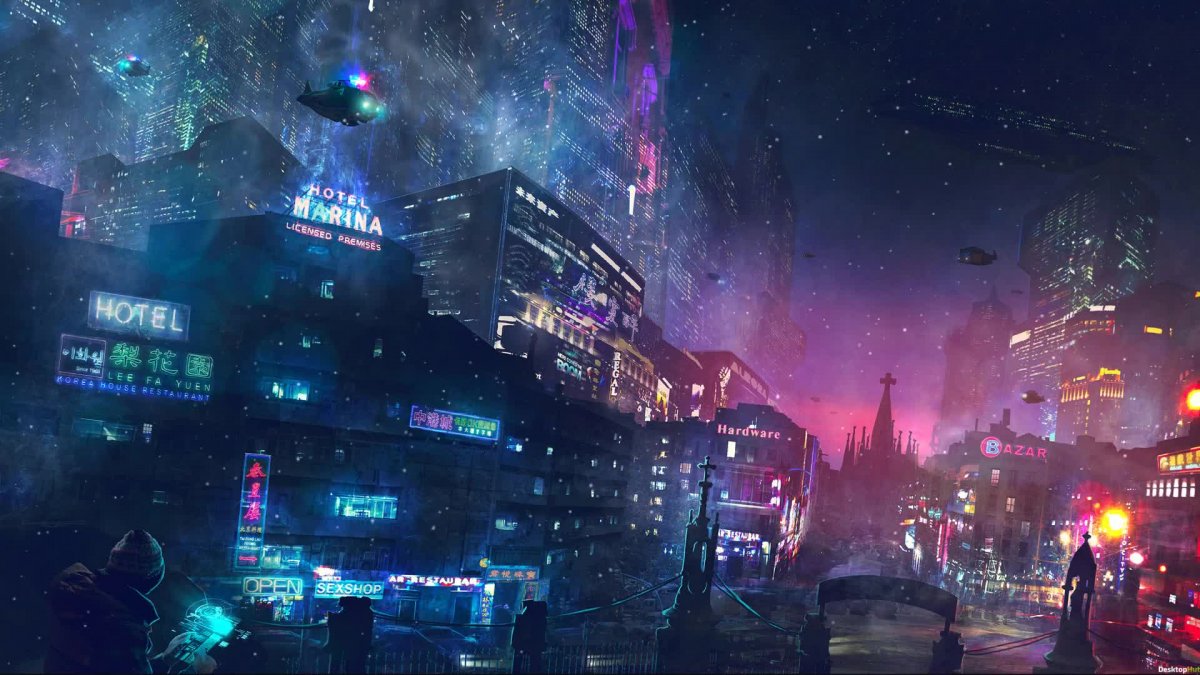 Город Найт Сити Cyberpunk 2077