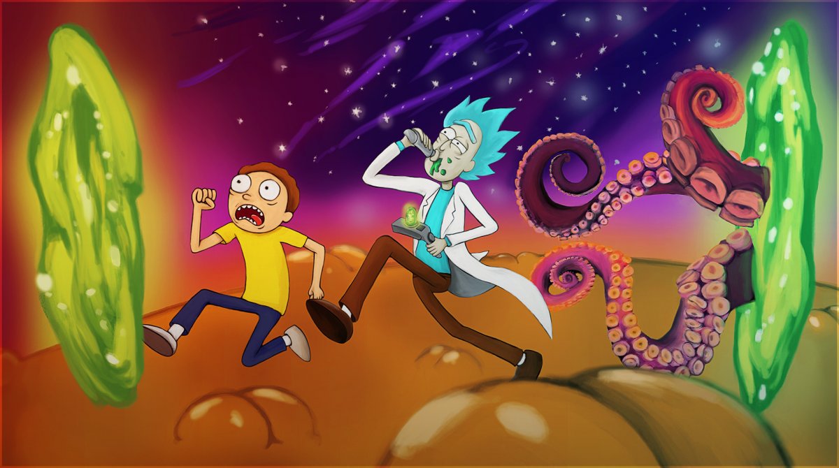 Рик и Морти серия про Чан с кислотой