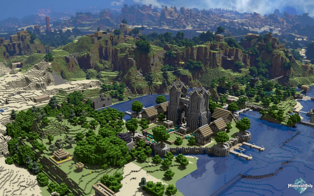 Майнкрафт ландшафт