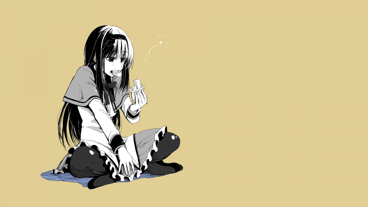 Аниме девушки Минимализм