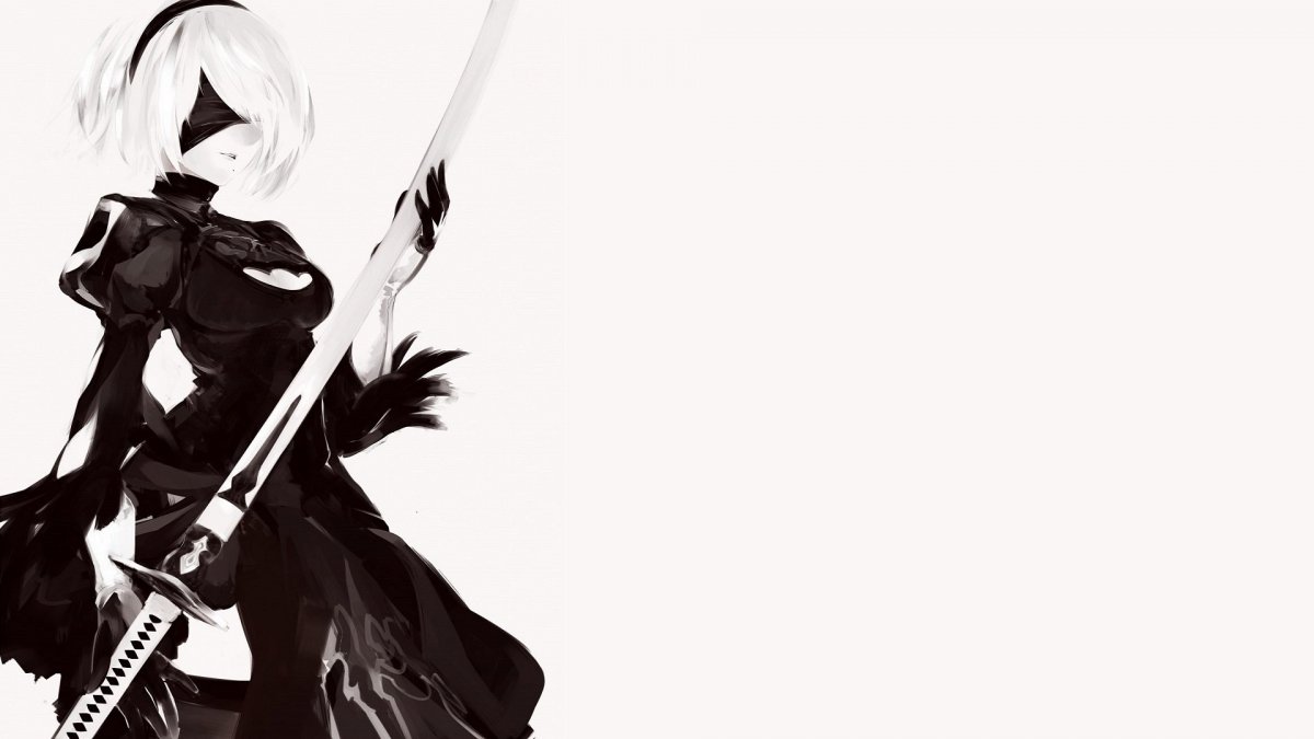 NIER Automata 2b Минимализм