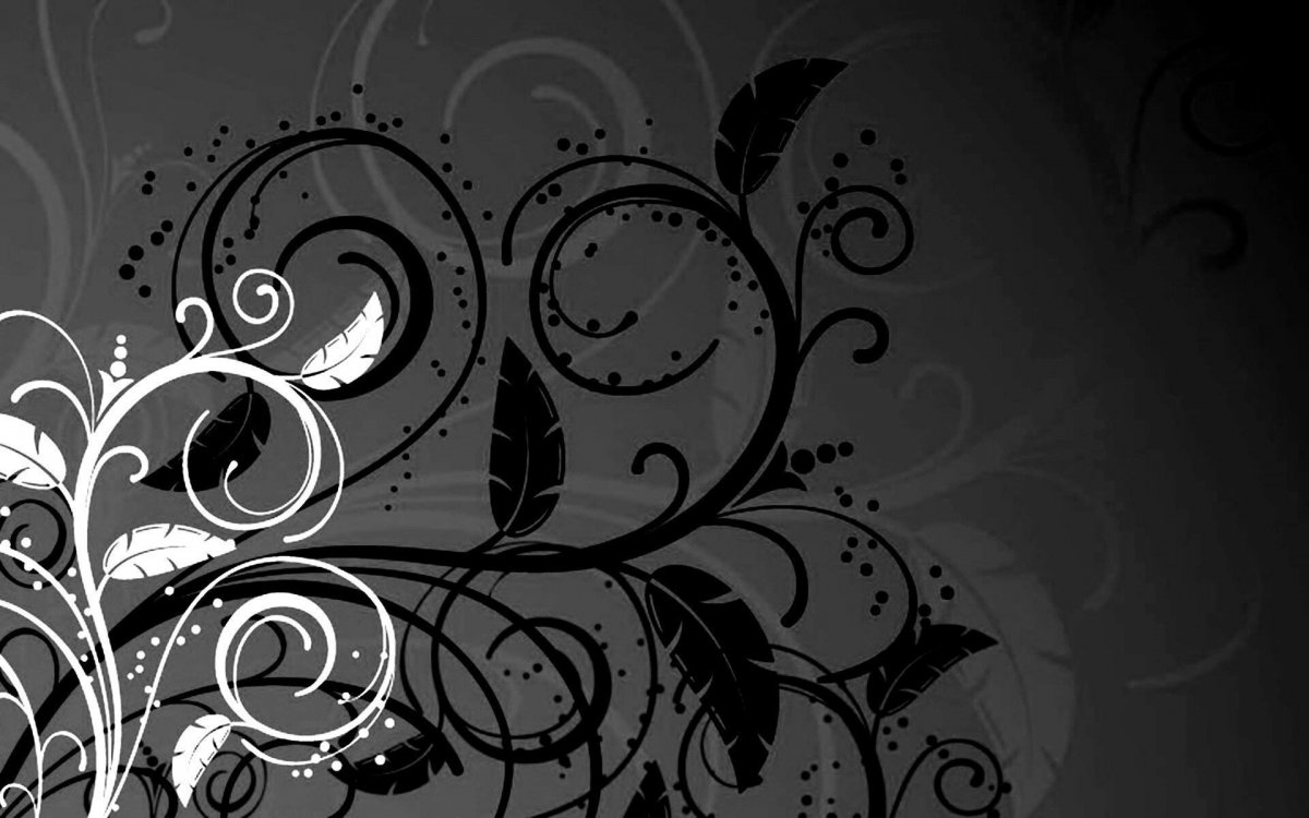 Черные узоры