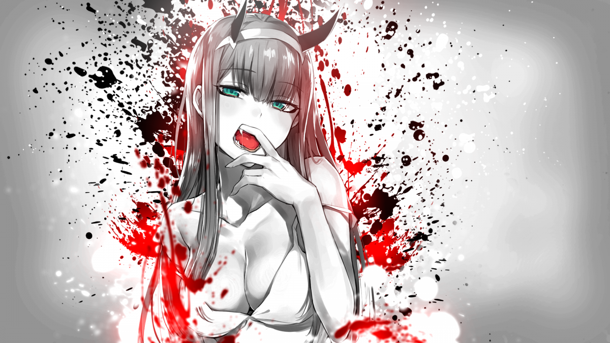 Zero two в крови