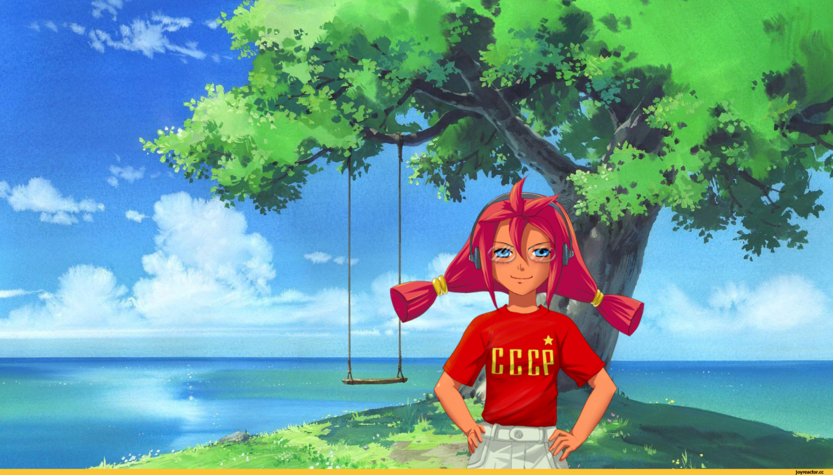 Пейзажи из аниме Макото Синкая