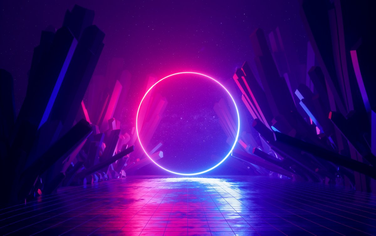 Обои на рабочий стол неон