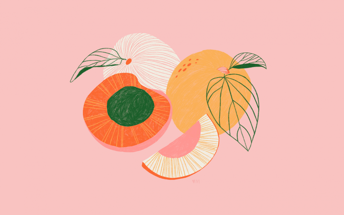 Персик Минимализм