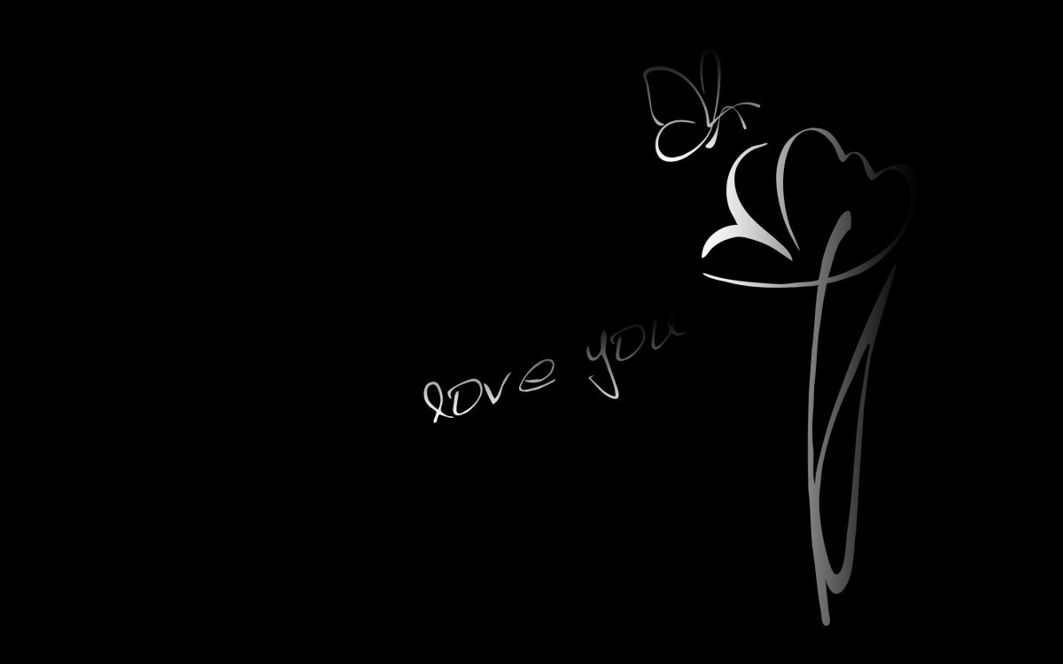 Надписи на черном фоне