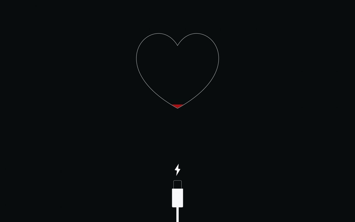 Черный фон на экран блокировки