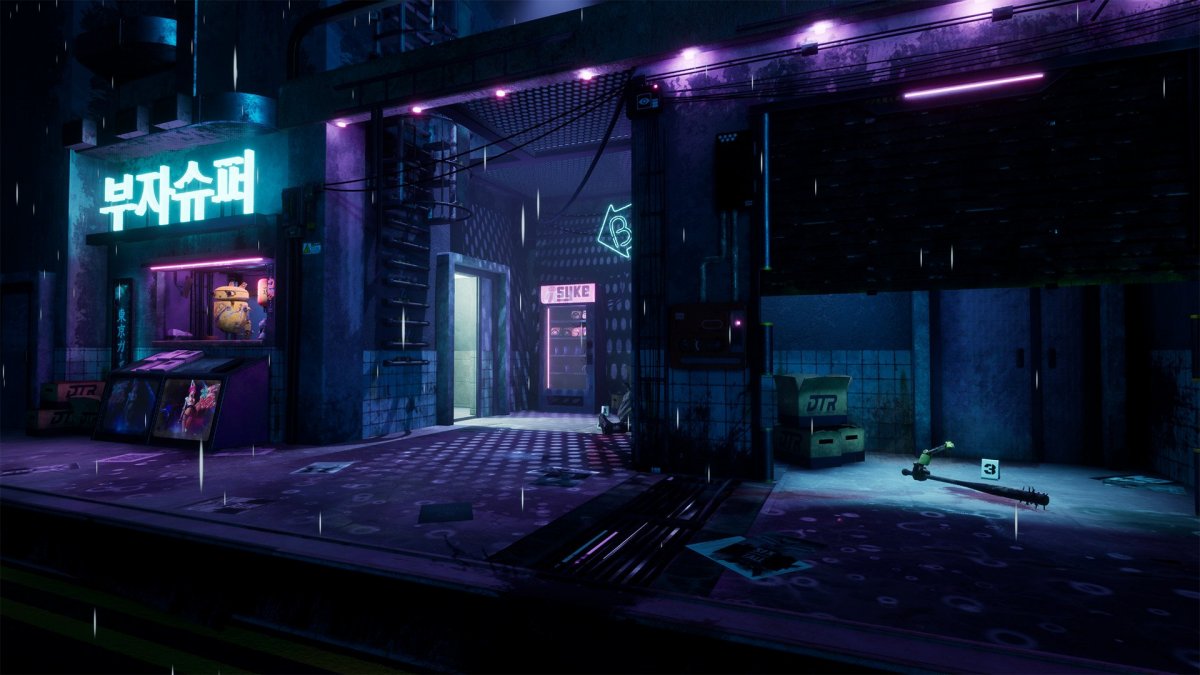 Киберпанк 2077 улицы неон