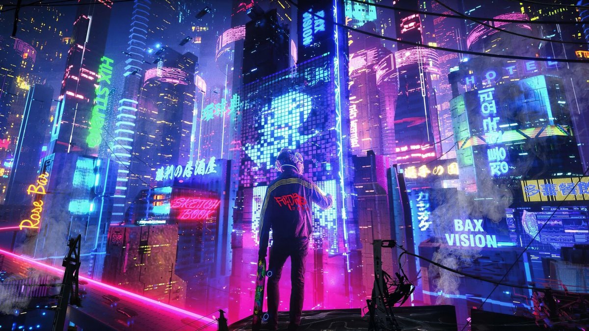 Город Найт Сити Cyberpunk 2077