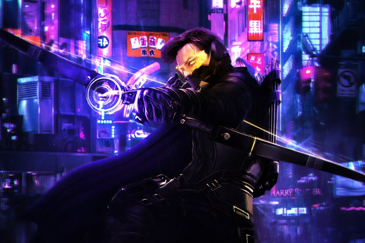 Киберпанк 2077 арт 4к