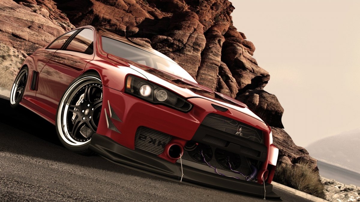 Mitsubishi Lancer Evolution x 1920x1080